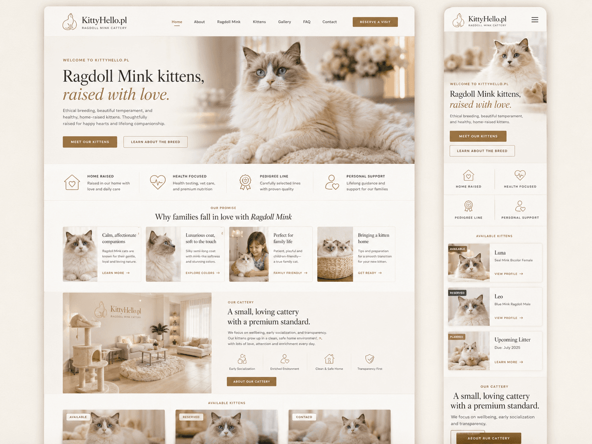 WordPress homepage preview