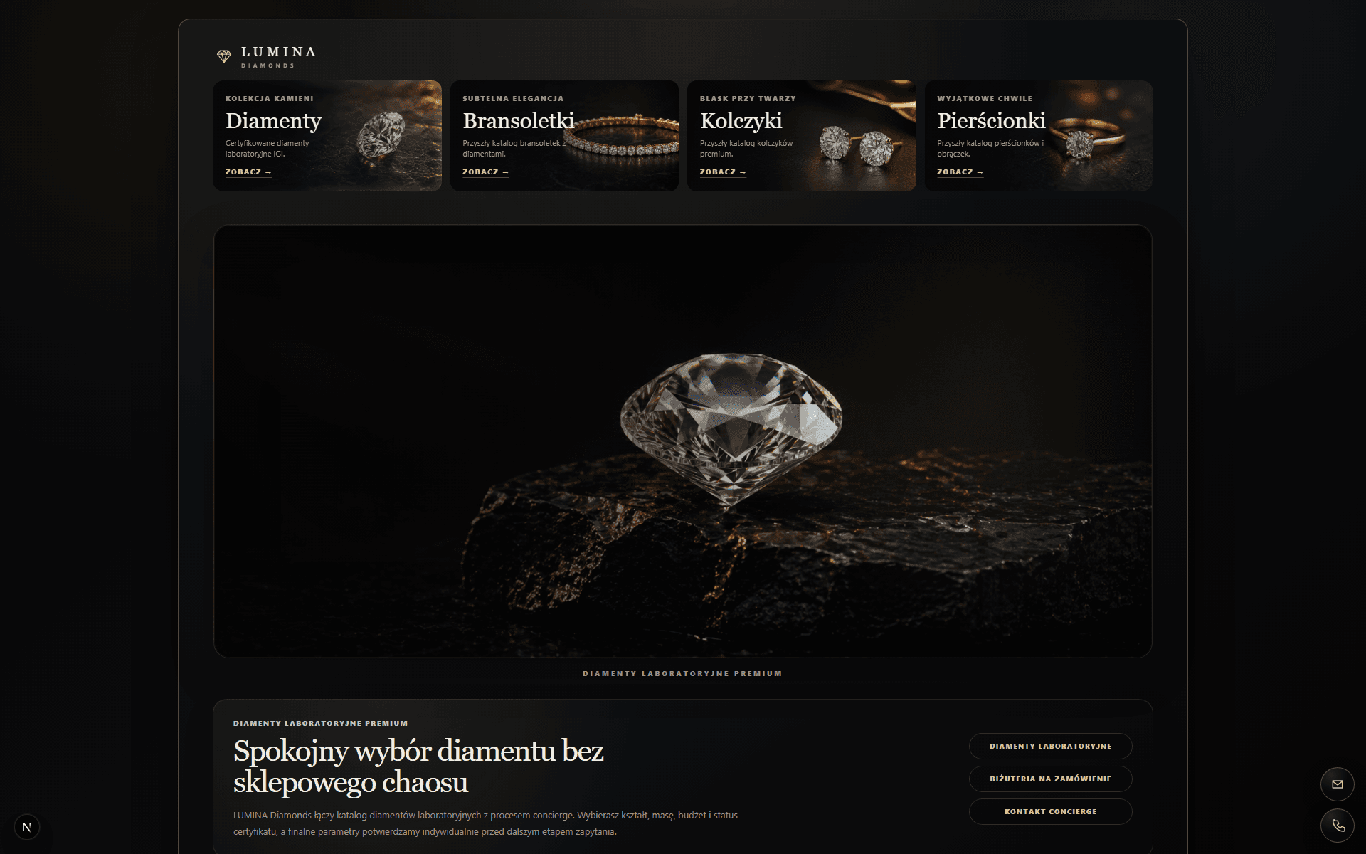 Catalogue and product-page system preview